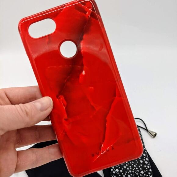 Burga Red Wave And Black Star Pixel 3 Phone Cases - Picture 4 of 6